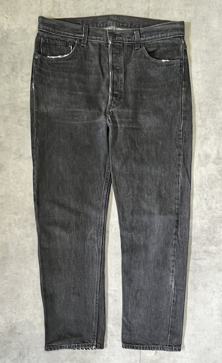 画像: 90'S LEVIS 501 デニム 先染めブラック W36L30 USA製 (VINTAGE) 「Bottoms」入荷しました。