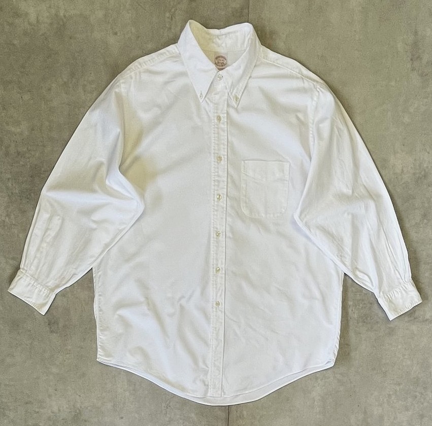 画像: 90'S BROOKS BROTHERS オックスフォード 長袖 BDシャツ ホワイト USA製 (VINTAGE)「L/S Shirt」入荷しました。