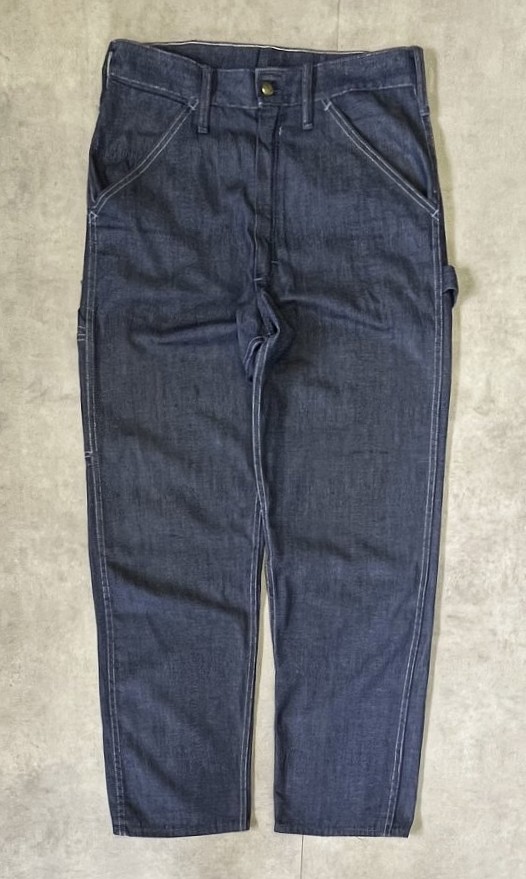 画像: 70'S SEARS バットダイデニム ペインターパンツ SCOVILLジップ インディゴ (VINTAGE)「Bottoms」入荷しました。