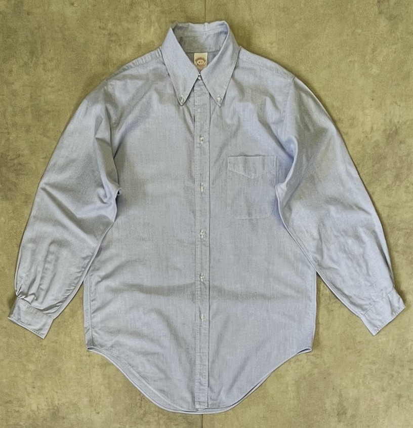 画像: 80'S BROOKS BROTHERS "MAKERS" 6ボタン オックスフォード BDシャツ ブルー USA製 (VINTAGE)「L/S Shirt」入荷しました。