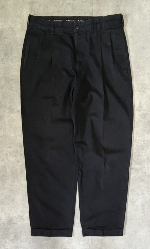 画像: 90'S RALPH LAUREN "HAMMOND PANT" ツープリーツ チノパンツ ブラック W35L30 (VINTAGE)「Bottoms」入荷しました。