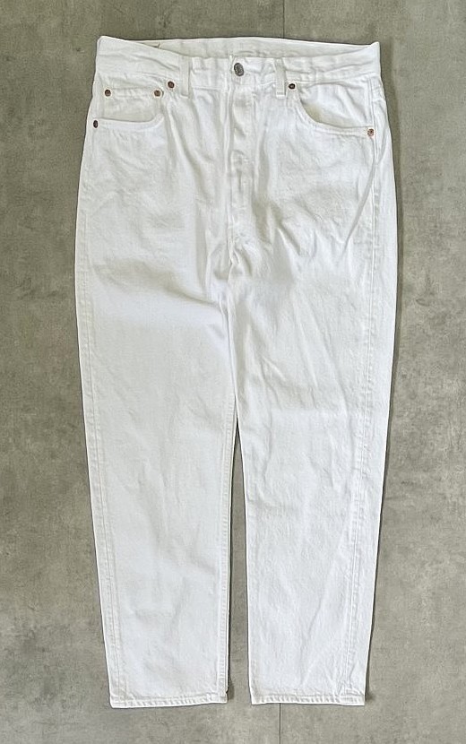 画像: 90'S LEVIS 501 デニム ホワイト W36L30 USA製 (VINTAGE)「Bottoms」入荷しました。