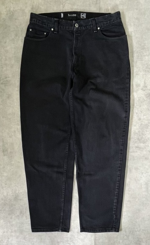 画像: 90'S LEVIS SILVER TAB "LOOSE" デニム ブラック USA製 (VINTAGE)「Bottoms」入荷しました。
