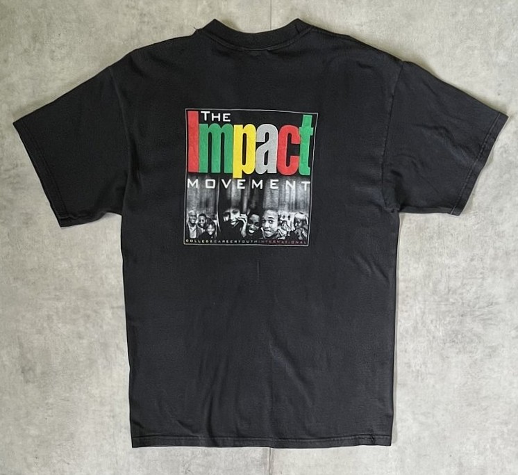 画像: THE IMPACT MOVEMENT 両面プリント 半袖 Tシャツ ブラック (VINTAGE)「T-Shirt」入荷しました。