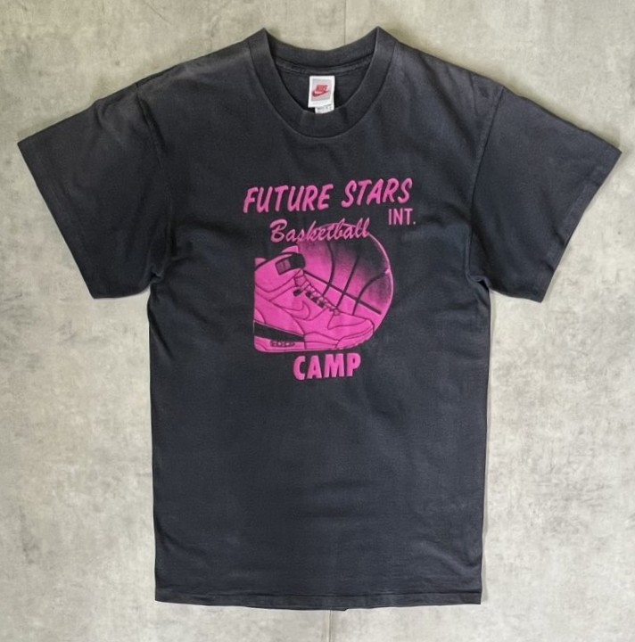 画像: 90'S NIKE "FUTURE STARS" 銀タグ シングルステッチ 両面プリント Tシャツ ブラック USA製 (VINTAGE)「T-Shirt」入荷しました。