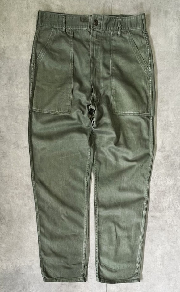 画像: 60'S アメリカ軍 USAF "OG107" コットンサテン ベイカーパンツ セージグリーン (VINTAGE)「Bottoms」入荷しました。