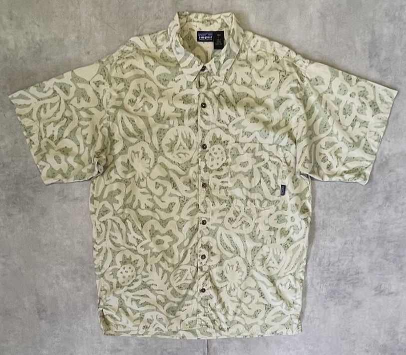 画像: 90'S PATAGONIA コットン 半袖 ACシャツ 総柄 ポルトガル製 (VINTAGE)「S/S Shirt」入荷しました。