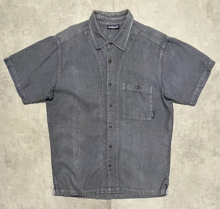 画像: 90'S PATAGONIA ヘンプ 半袖 シャツ チャコール (VINTAGE)「S/S Shirt」入荷しました。