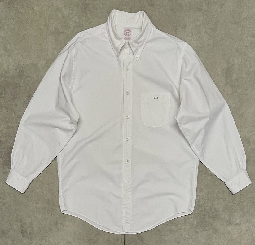 画像: 90'S BROOKS BROTHERS オックスフォード BDシャツ ホワイト USA製 (VINTAGE)「L/S Shirt」入荷しました。