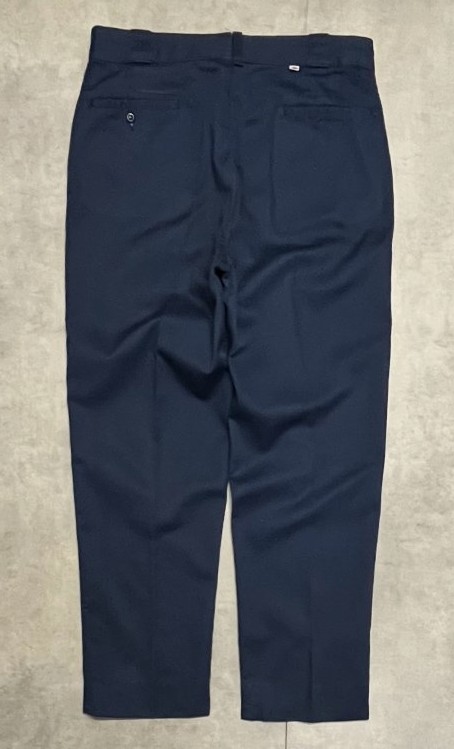 画像: 70'S DICKIES 874 チビタグ ワークパンツ ネイビー TALONアルミジップ W34L32 USA製 (VINTAGE)「Bottoms」入荷しました。