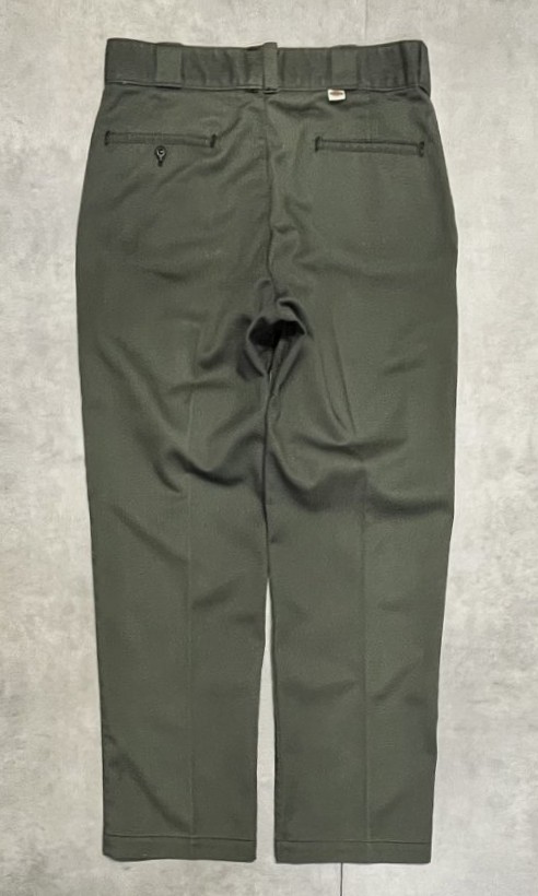 画像: 80'S DICKIES 874 チビタグ ワークパンツ オリーブ W33L31 USA製 (VINTAGE)「Bottoms」入荷しました。
