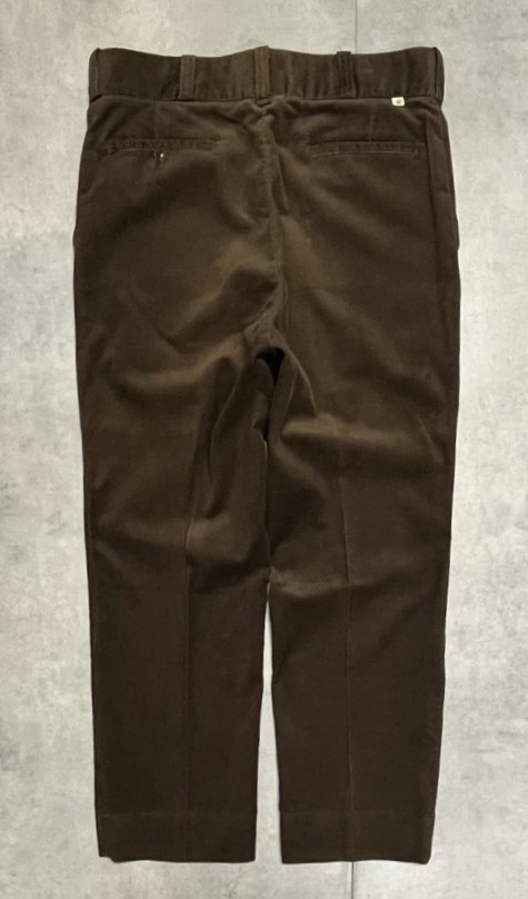 画像: 70'S BIG MAC チビタグ コーデュロイ ワークパンツ SCOVILLジップ ブラウン (VINTAGE)「Bottoms」入荷しました。