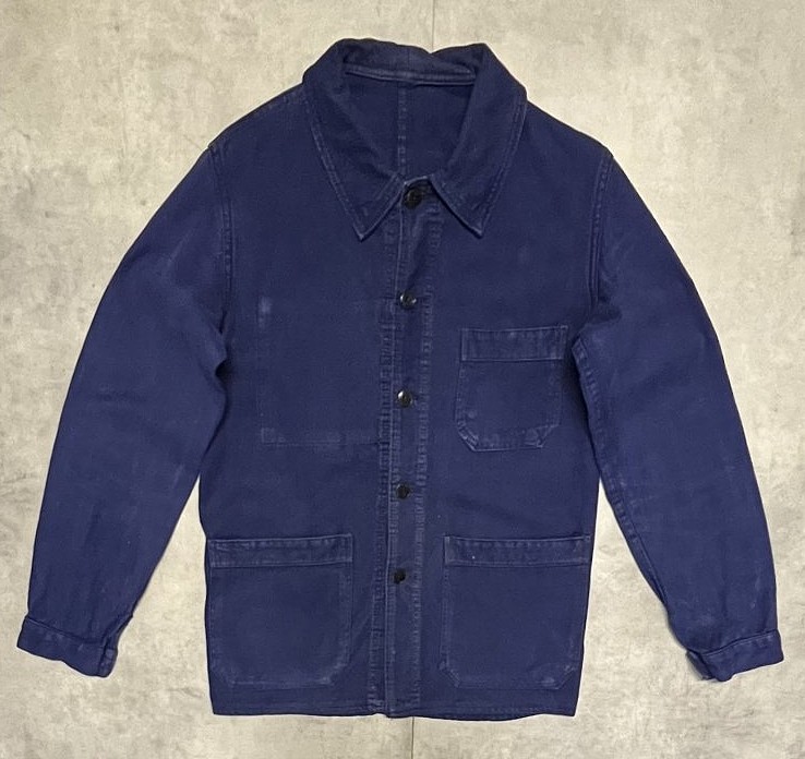 画像: 60'S KONECO フレンチワーク カバーオール ブルー フランス製 (VINTAGE)「Jacket」入荷しました。