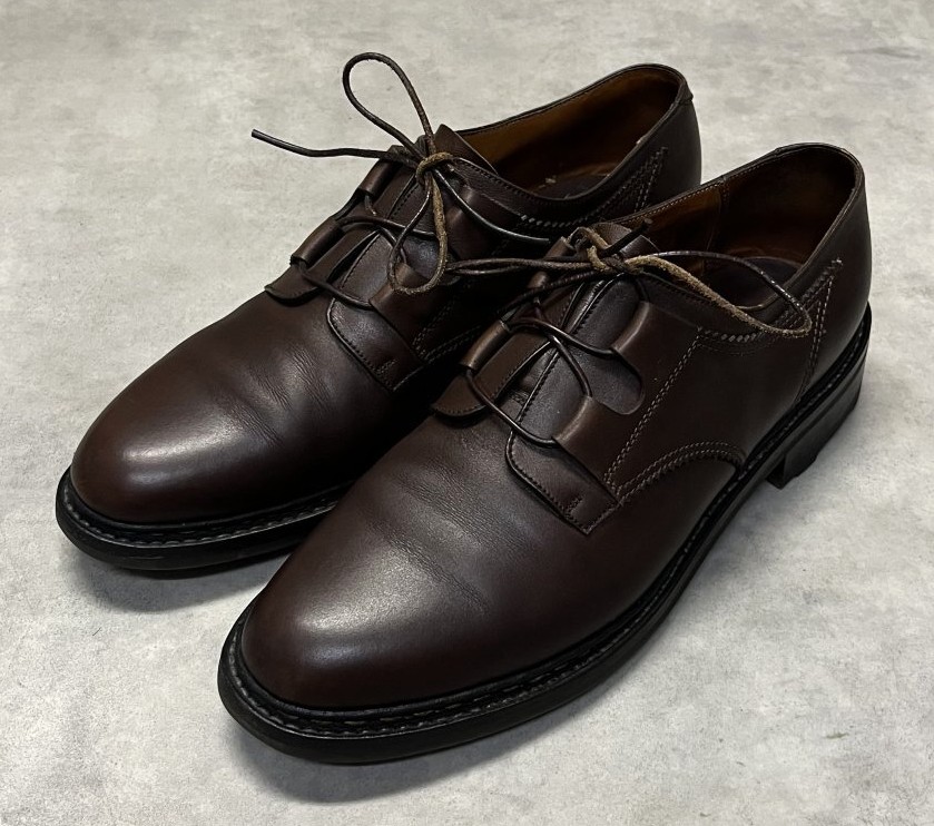 画像: 80'S J.M.WESTON 554 旧ロゴ レザー ギリーシューズ ブラウン フランス製 (VINTAGE)「Shoes」入荷しました。