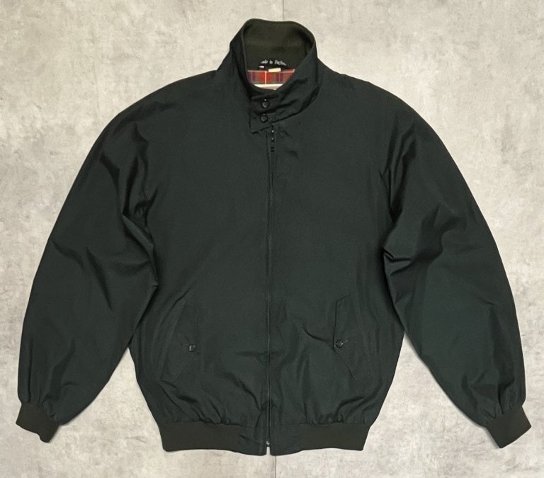 画像: 90'S BARACUTA G9 ハリントンジャケット OPTIジップ ダークグリーン イングランド製 (VINTAGE)「Jacket」入荷しました。