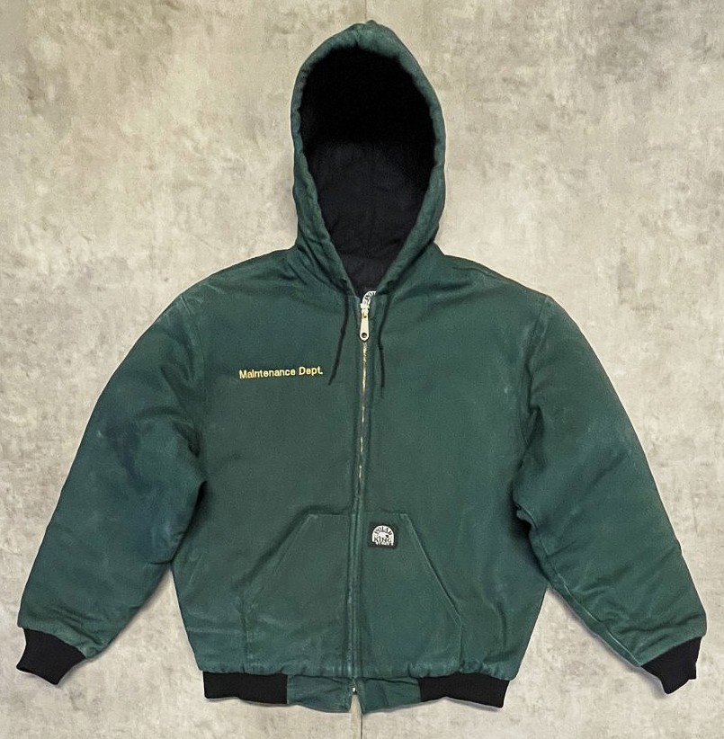 画像: 90'S POLAR KING BY KEY 裏地キルティング ダックジャケット ダークグリーン USA製 (VINTAGE)「Jacket」入荷しました。