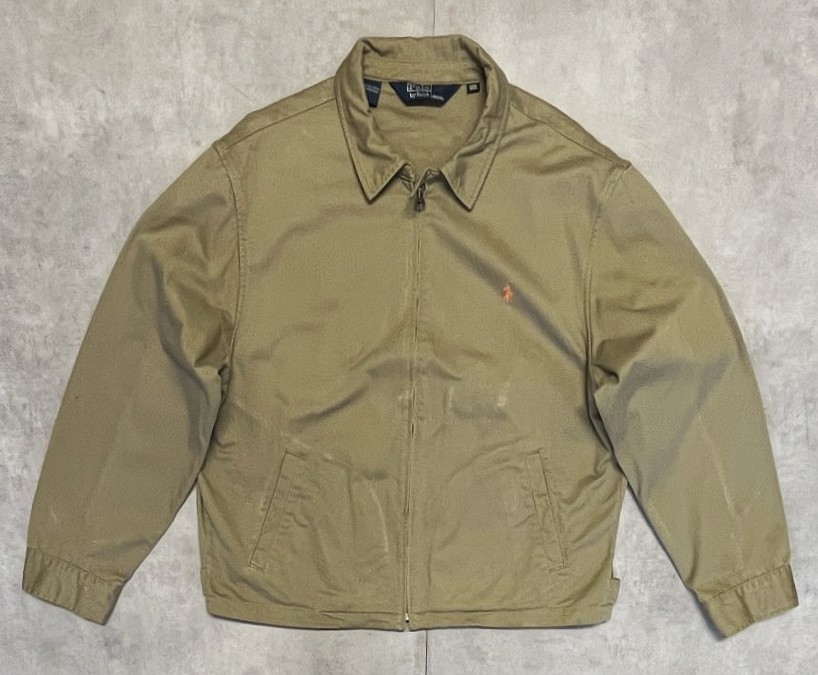 画像: 90'S RALPH LAUREN 三角タグ チンスト付き ドリズラージャケット タン (VINTAGE)「Jacket」入荷しました。