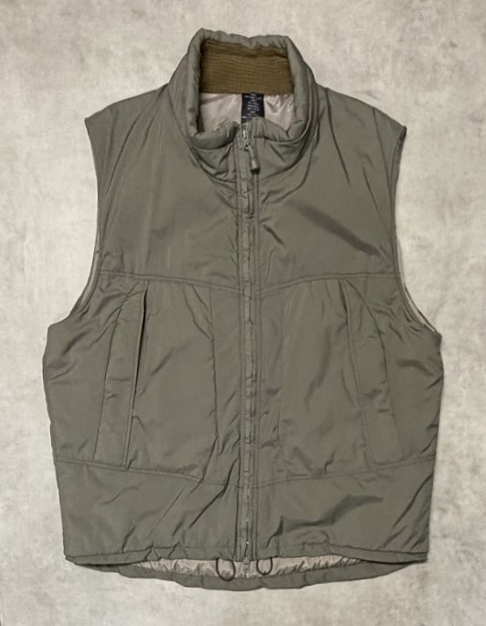 画像: アメリカ軍 PCU 特殊部隊向け SEKRI製 LEVEL7 プリマロフト ベスト アルファグリーン (VINTAGE)「No SLeeve」入荷しました。