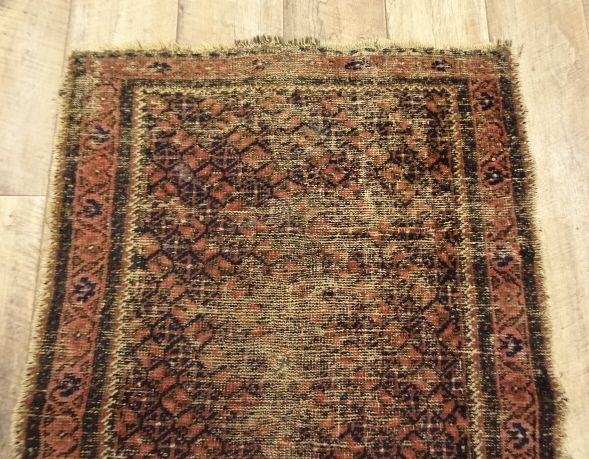 画像: OLD HAND WOVEN TRIBAL RUG [ANTIQUE]