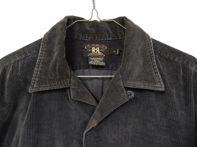 画像: 90'S RRL 初期 黒タグ コーデュロイ オープンカラーシャツ (VINTAGE)