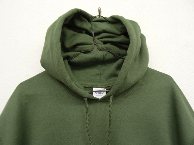 画像: GILDAN プルオーバーパーカー MILITARY GREEN (NEW)