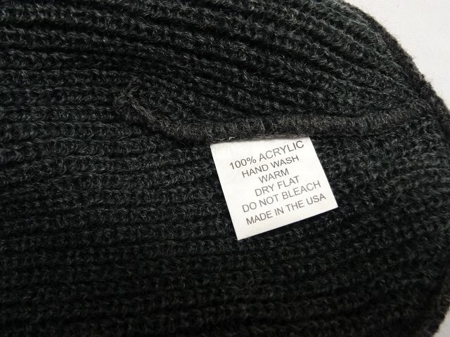 画像: ARTEX KNITTING MILLS ニットキャップ CHARCOAL アメリカ製 (NEW) 