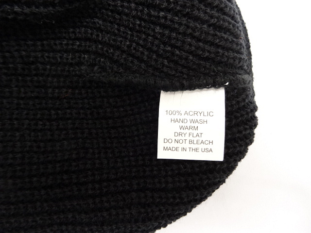 画像: ARTEX KNITTING MILLS ニットキャップ BLACK アメリカ製 (NEW) 