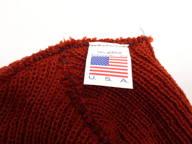 画像: ARTEX KNITTING MILLS ニットキャップ RUST アメリカ製 (NEW) 