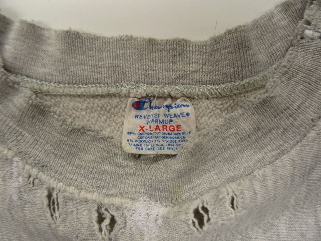 画像: 80'S CHAMPION トリコタグ リバースウィーブ USA製 (VINTAGE)