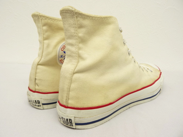 画像: 90'S Converse ALL STAR キャンバス ハイカット US9.5 箱付き USA製 (VINTAGE)