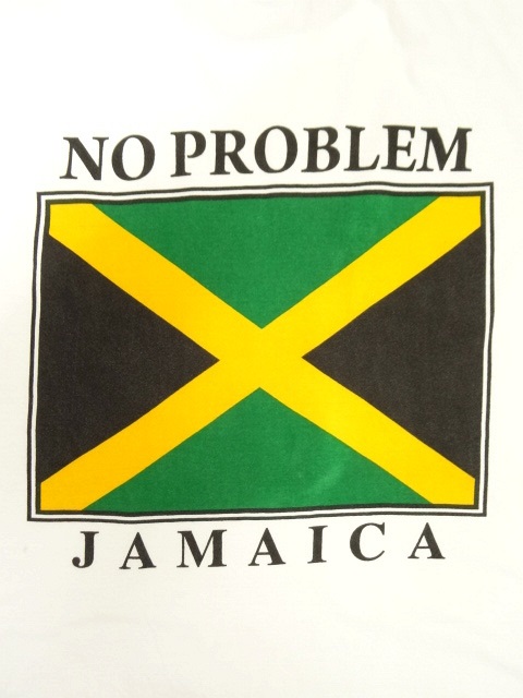 画像: NO PROBLEM JAMAICA 両面プリント Tシャツ (VINTAGE)