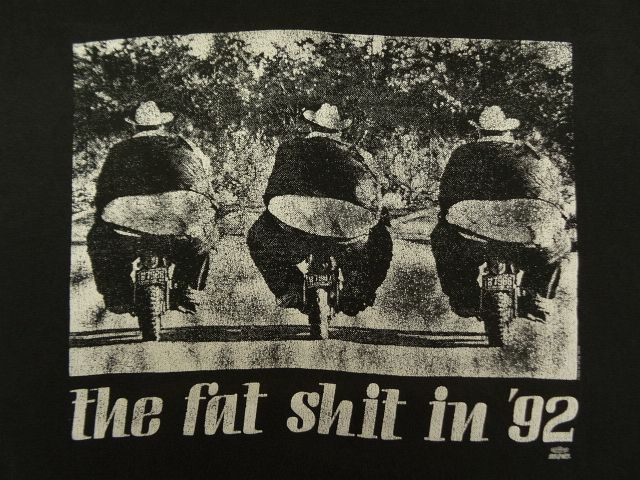 画像: 90'S BEASTIE BOYS "THE FAT SHIT IN 92" Tシャツ (VINTAGE)