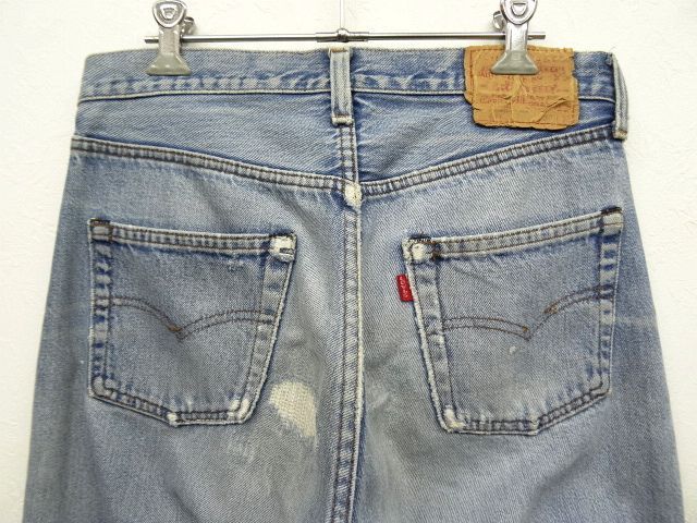 画像: 80'S LEVIS 501 赤耳 デニム USA製 W30L33 (VINTAGE)