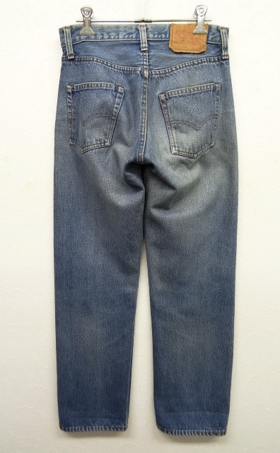 画像: 80'S LEVIS 501 66後期 赤耳 デニム USA製 W28L31 (VINTAGE)