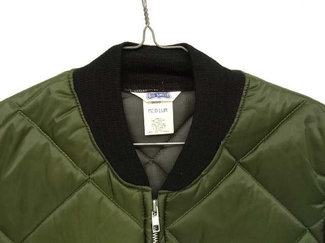 ビッグスミス　BIG SMITH デッドストック　60s ダウンベスト　Lee 80's BIG SMITH キルティングベスト “OLIVE / DEADSTOCK