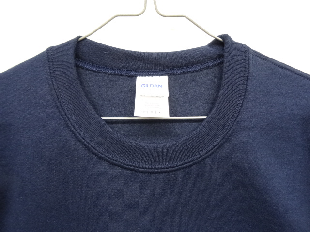 画像: GILDAN クルーネック スウェットシャツ NAVY (NEW)