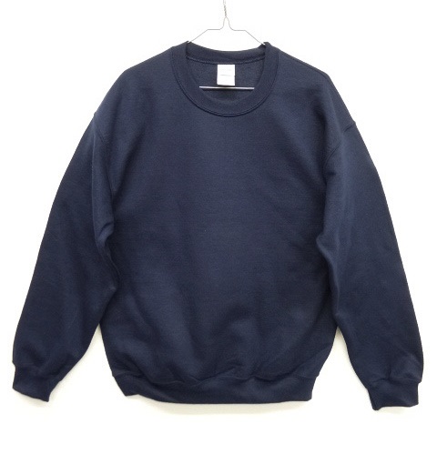 画像1: GILDAN クルーネック スウェットシャツ NAVY (NEW)