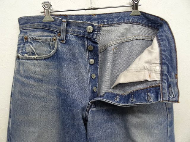 画像: 80'S LEVIS 501 赤耳 デニム USA製 (VINTAGE)