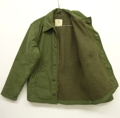 画像: 60'S アメリカ軍 US NAVY "A-2" バックステンシル入り デッキジャケット (VINTAGE)