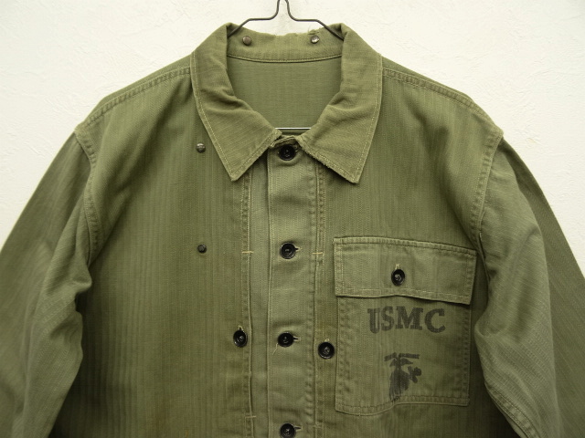 画像: 40'S アメリカ軍 USMC HBT M-44 ジャケット ツートンカラー (VINTAGE)