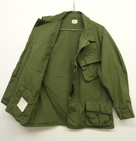 画像: 60'S アメリカ軍 US ARMY "JUNGLE FATIGUE" リップストップ ジャケット M-SHORT (VINTAGE)