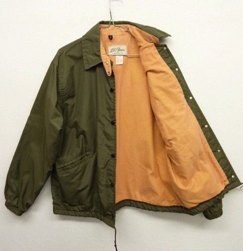 画像: 70'S L.L.Bean 筆記体タグ チンスト付き ナイロン コーチジャケット (VINTAGE)