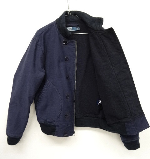 画像: RALPH LAUREN ステンシル入り デッキジャケット (USED) 