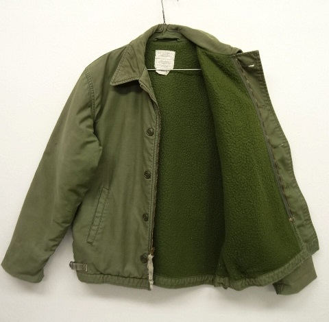 画像: 80'S アメリカ軍 US NAVY "A-2" バックステンシル入り デッキジャケット (VINTAGE)