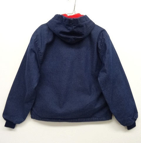 画像: 80'S CARHARTT 裏地付き 裾リブ無し デニムパーカー INDIGO (VINTAGE)