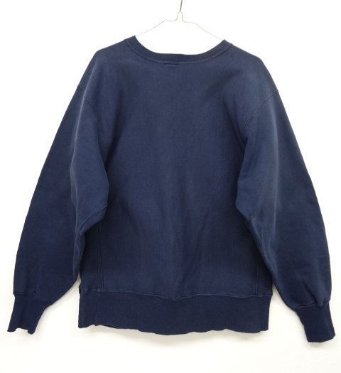 画像: 90'S CHAMPION 刺繍タグ リバースウィーブ NAVY USA製 (VINTAGE)