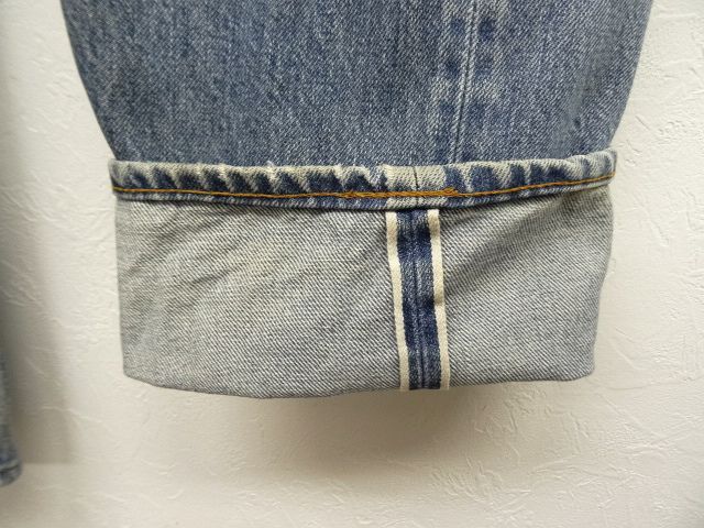 画像: 80'S LEVIS 501 赤耳 デニム USA製 W33L33 (VINTAGE)