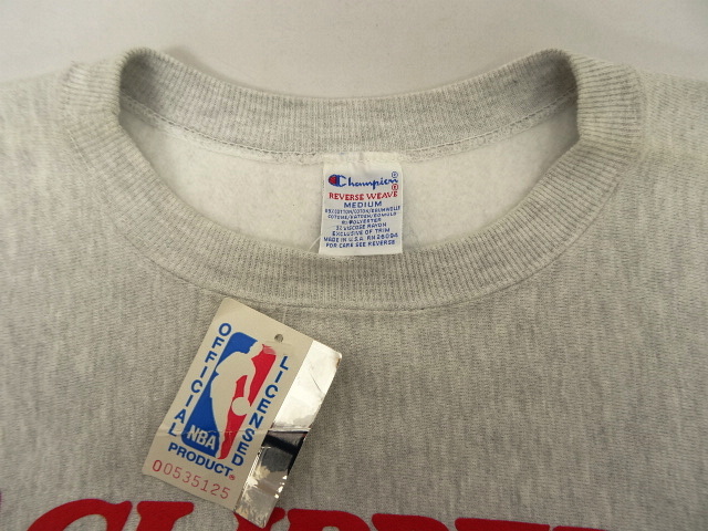 画像: 90'S CHAMPION 刺繍タグ リバースウィーブ フラッシャー付き USA製 (DEADSTOCK)