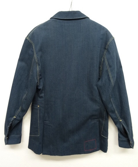 画像: LEVIS RED レザーラペル 立体裁断 テーラードジャケット (USED)