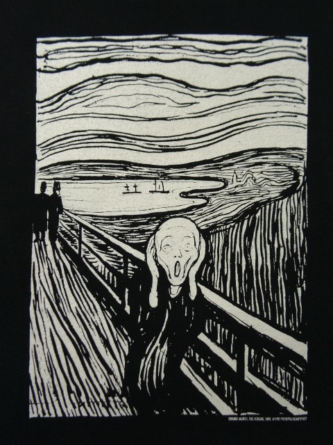 画像: 90'S EDVARD MUNCH "THE SCREEM（ムンクの叫び）" FOTOFOLIO製 Tシャツ (VINTAGE)